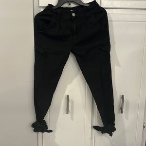 almost famous black cargo pants